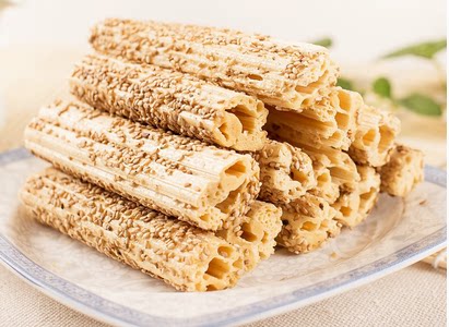 河南特产农家纯手工芝麻糖芝麻杆芝麻棍麦芽糖麻糖棍228g*2袋包邮