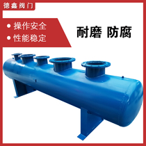 Central air conditioning floor heating water separator stainless steel shunt water separator water collector cylinder gas separator