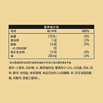 蟹黄夹心面包400g*2箱！[10元优惠券]-寻折猪