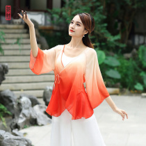 Classical Dance Suit Womens Flutter China Wind Suit Womens Classical Dance Dress Dance Body Rhymes and Costume Ancient Wind