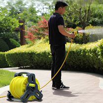 German gardening 10 meters water frame manual storage water pipe rack Water gun water pipe set winding reel storage rack