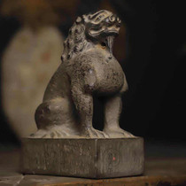 Yavantang ancient method craftsmanship Qingshi pure hand engraving Chinese Ruelion Pendulum Pieces Tea Mat case head clubhouse Classical Chen set