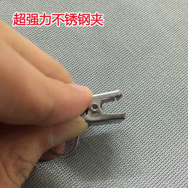 ການຂົນສົ່ງຟຣີພິເສດ hard stainless curtain clip ອາບນ້ໍາ curtain clip curtain hook ໂລຫະ clip ຂະຫນາດນ້ອຍ hook ສີ່ງ່າມ