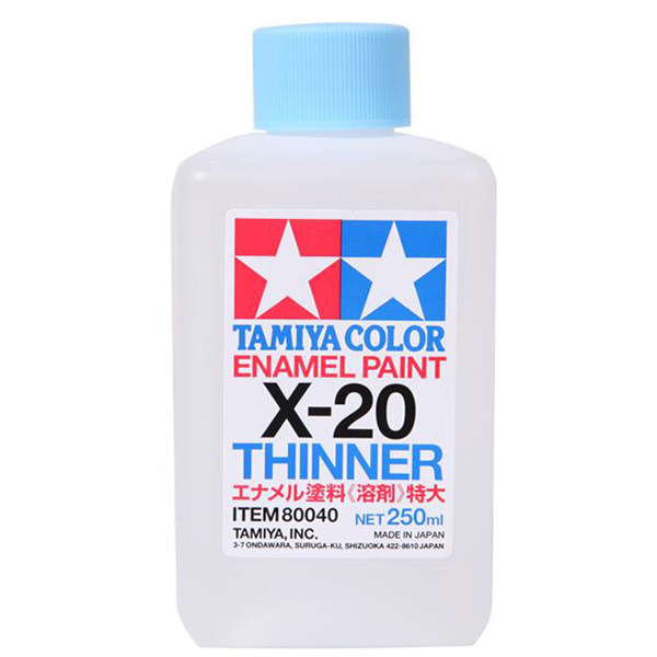 圣玛特田宫tamiya珐琅油性漆溶剂稀释液x20250ml80040