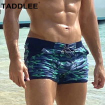 TADDLEE Swimsuit Mens Flat Corner Adult Swim Pants Speed Dry Hot Springs Sexy Swimsuit Defense Awkward Professional Swimsuit Long