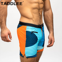 TADDLEE Speed Dry Swimming Pants Mens Defense Awkward Big Code Loose Flat Corner Zipped Swimming Pants Spa Mens Swimsuit