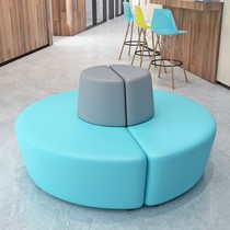 Bankshop clothing store company beauty hospital reception to wait area foreign office sofa stool