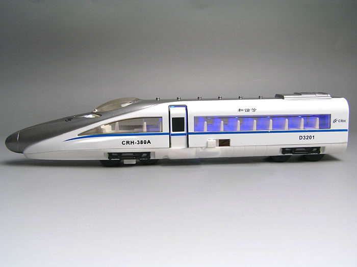 合金车模和谐号动车模型中国高铁火车玩具火车头磁吸合
