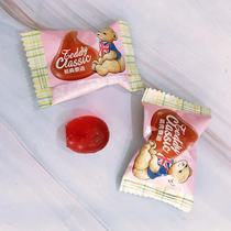 Xiangshan Garden classic Teddy fruit candy 500g about 52 grapes Strawberry soft candy Snack leisure candy