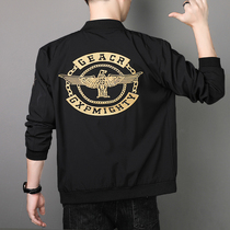 Baseball Suit Mens Spring Autumn New Korean Edition Trends Casual Fashion Mens Jackets Youth Tide Cards Embroidered Big Code Coats