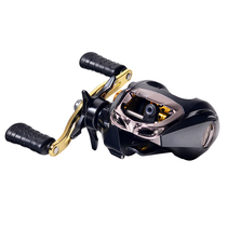 Hanxing Helian Luya Water drop wheel Single wheel Shallow micro object Makou magnetic anti-explosion line Long throw black fishing line wheel Raft wheel