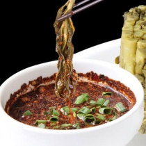 Guizhou specialty vegetables Sauerkraut Bijie Aunt Tang vegetarian sauerkraut farm salt-free sauerkraut fish seasoning appetizing hot pot