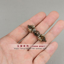 Pure copper copper small pendant Vajra treasure pestle Vajra Peg Magic pestle small pendant DIY accessories