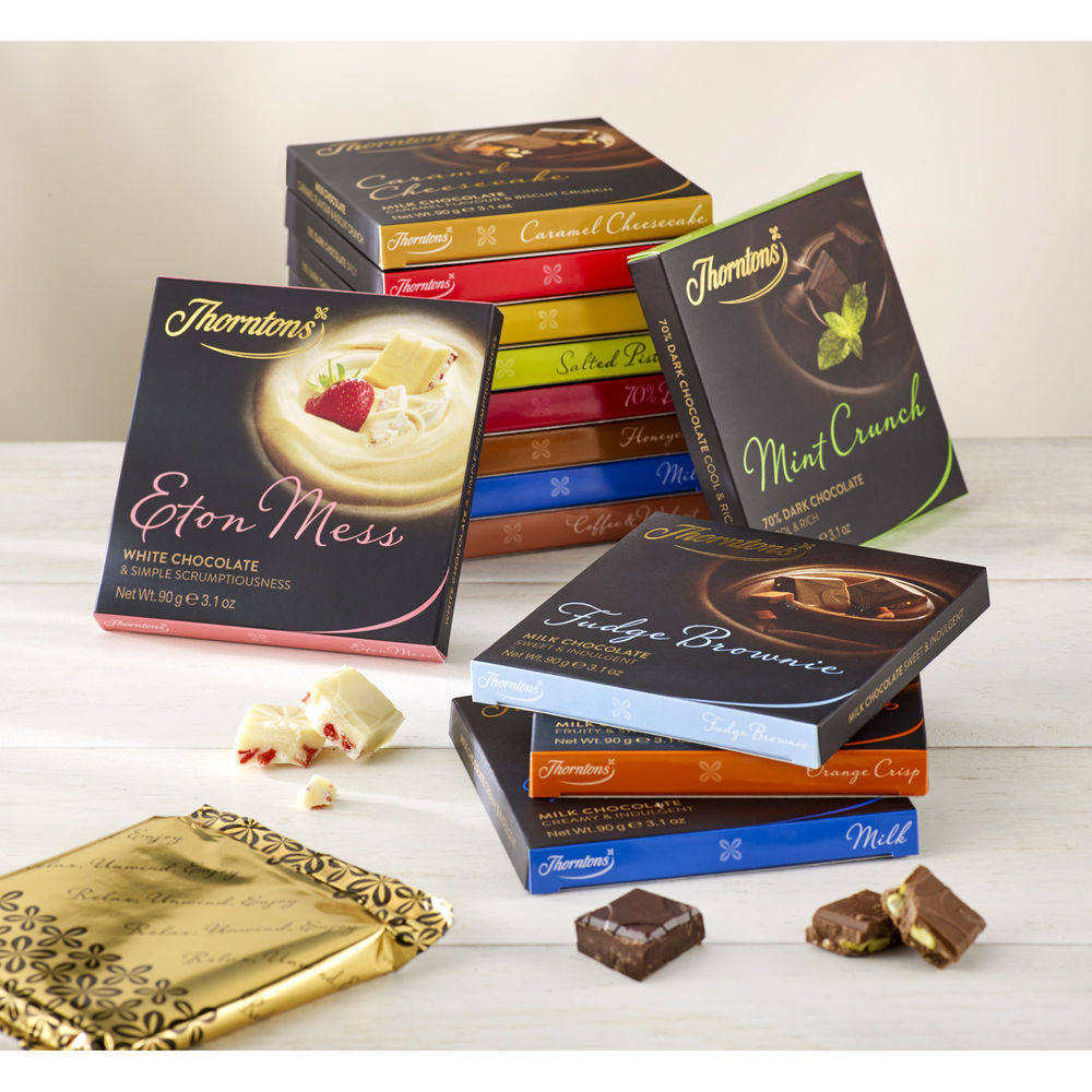 英国老牌巧克力thorntons 巧克力方块 牛奶辣椒水果坚果黑巧