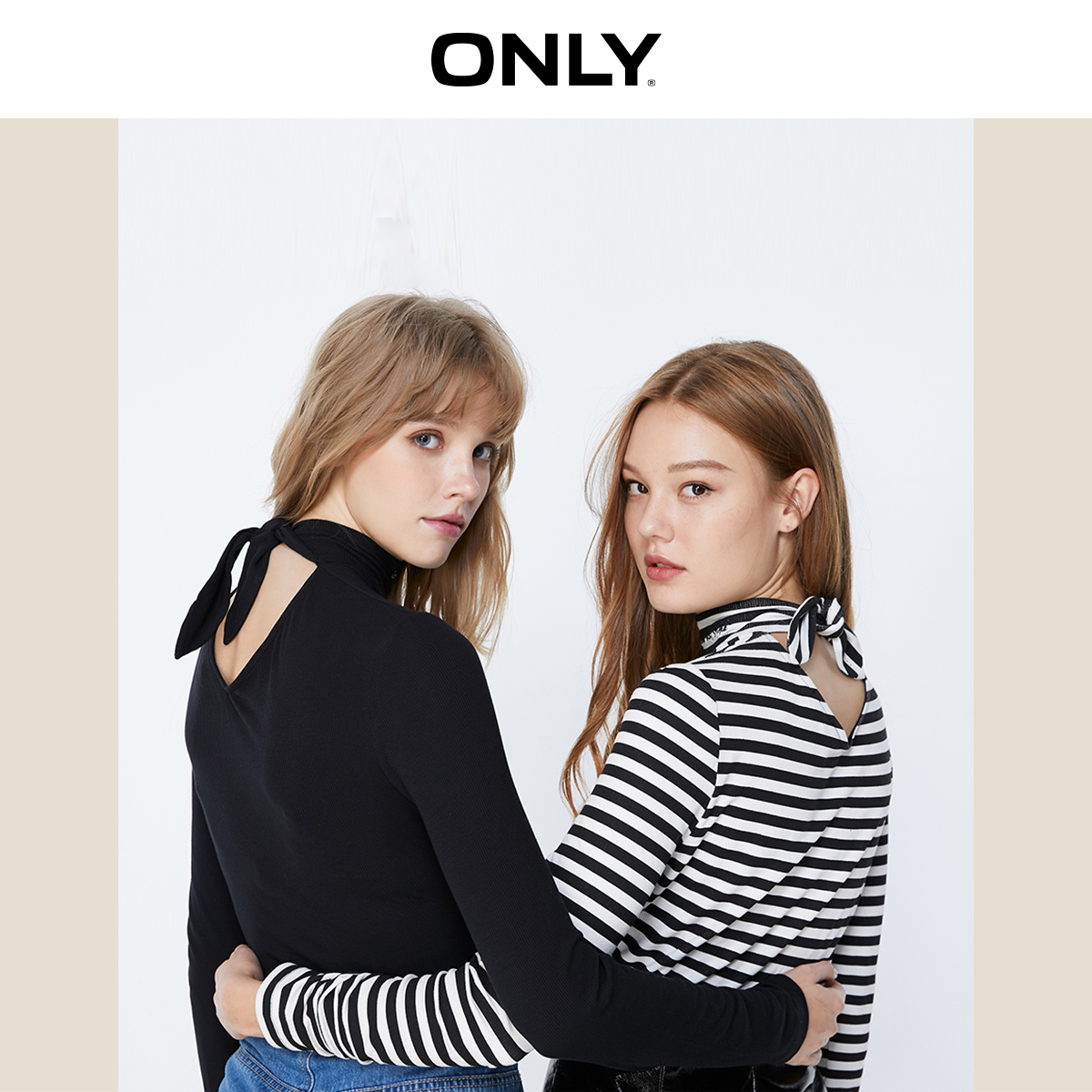 only summer new half-high collar bottoming with long-sleeved thin basic t-shirt female 119302518