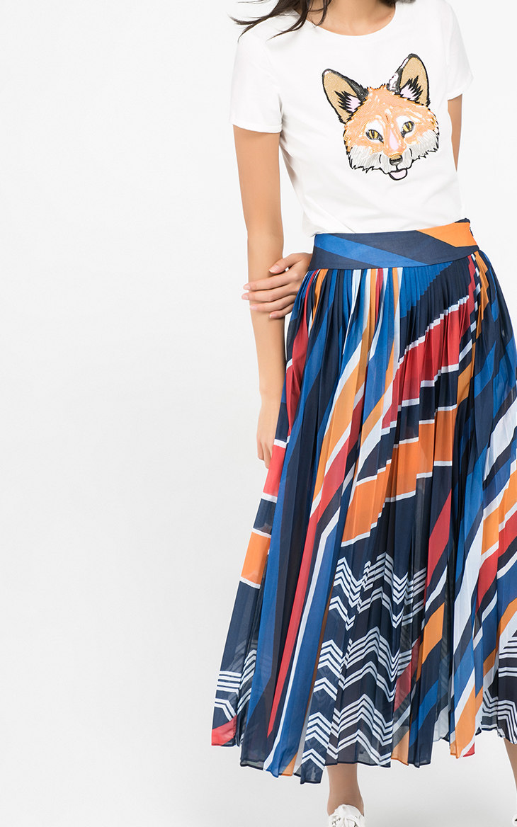 商品信息   货号:11621g004 款名:vanity pleated long jersey skirt