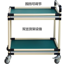 Anti-static material turnover car Lean tube adjustable fence cart Dust-free workshop assembly line rod shelf cart
