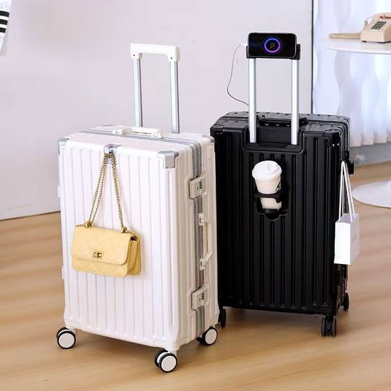 Luggage aluminum frame multi-functional women's trolley box men can recharge large capacity travel 20-inch boarding password suitcase
Luggage aluminum frame multi-functional women's trolley box men can recharge large capacity travel 20-inch boarding password suitcase