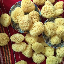 Greek Sponge Natural Baby Face Wash Bath Makeup Remover Mediterranean Honeycomb Ugly Sponge 3 5 inches