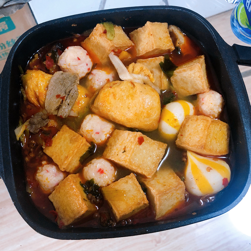 baoyou anjing q fish, plate fish and tofu 2.5kg, guandong boiled spicy hot pot ingredients