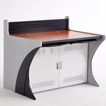 Luxury monitoring station double triple operation station command center dispatching control platform table spot TV wall cabinet