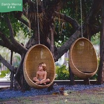 Outdoor Bird Nest Hanging Basket Balcony Casual Autumn Givy Chair Outdoor Single Hanging Chair Mesh Red Sloth home Hanging Basket Chair