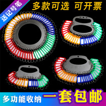 METAL KEY DISC KEY RING KEY PLATE CONTAINING MARK KEY PLATE CLASSIFICATION MANAGEMENT KEY RING RING KEY BUCKLE STAINLESS STEEL CONTAINING MANAGEMENT KEY STRINGS