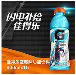 电补给佳得乐佳得乐蓝莓味功能饮料600mX15-推好价 | 品质生活 精选好价