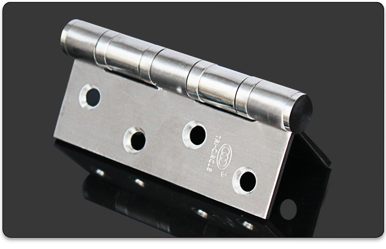 三环室内门房木门4英寸3mm加厚不锈钢轴承开槽合页折页铰链一片装.