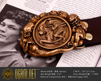 Augurima AVP iron blood shaped Seiko Bronze belt buckle No 20 original boutique mens gift spot