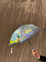 Children cartoon umbrella transparent light umbrella student umbrella
