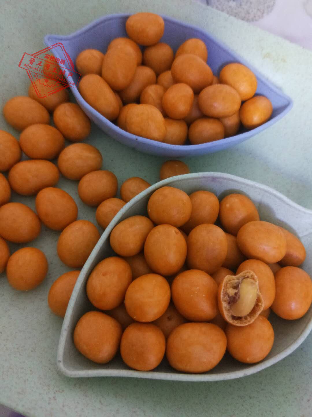 买2送1斤80后怀旧零食鱼皮豆裹衣花生500g老式散装休闲花生豆