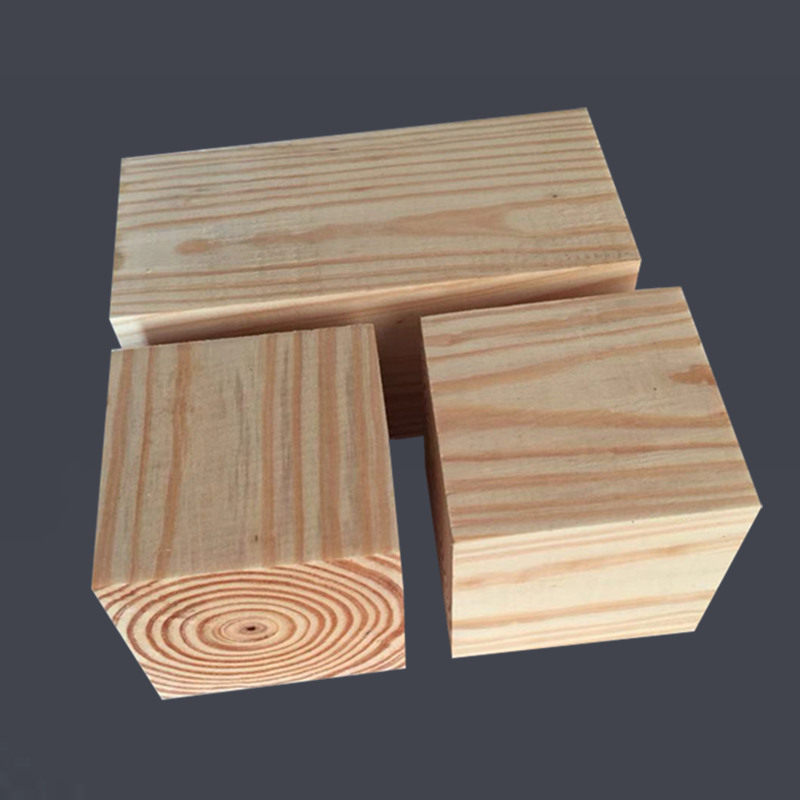 正方体松木实木方块加高茶几腿垫高床底桌脚增高家具小木头块木料
