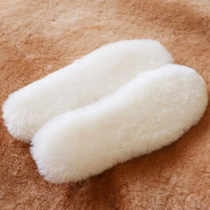 Wool insole leather wool plus velvet winter cold and thickened velvet sweat absorption comfortable soft warm wool insole