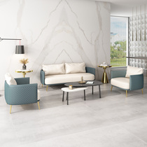 Italian Light Extravagant Office Sofa Minimalist Parquet Reception Relaxation Sofa Lounge Upscale Designer Sofa