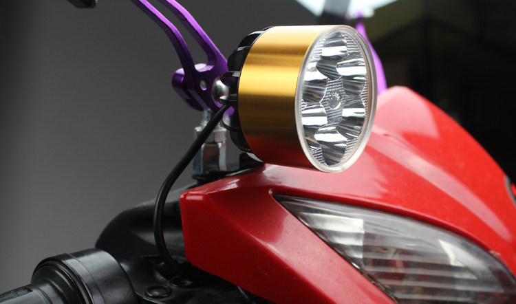 电动车灯超亮led大灯摩托车led大灯射灯12v48v改装外置流氓灯泡