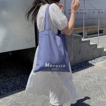 Original small crowddesign letter 100 hitch class to work big cloth bag single shoulder bag Totbag sails bag girl bag