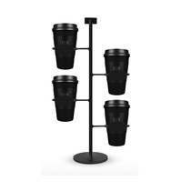 Wrought iron Cup display stand coffee shop milk tea shop Cup display coffee display stand display rack milk tea shop 7031