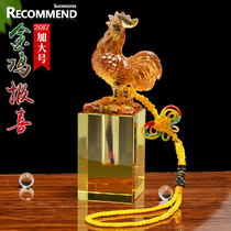 Fetal hair souvenir Chicken baby umbilical cord Fetal hair preservation glass crystal seal dyi full moon 100 days lottery gift