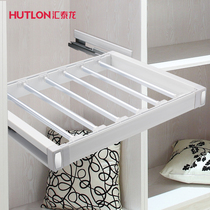 Huitailong trouser rack telescopic multifunctional wardrobe pants drawing rack cabinet inside push pull damping hanging West pants rack 817001