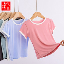 Boys and girls t-shirts Moder and dark summer children pure-colored short-sleeved babies half-sleeved bottom shirts