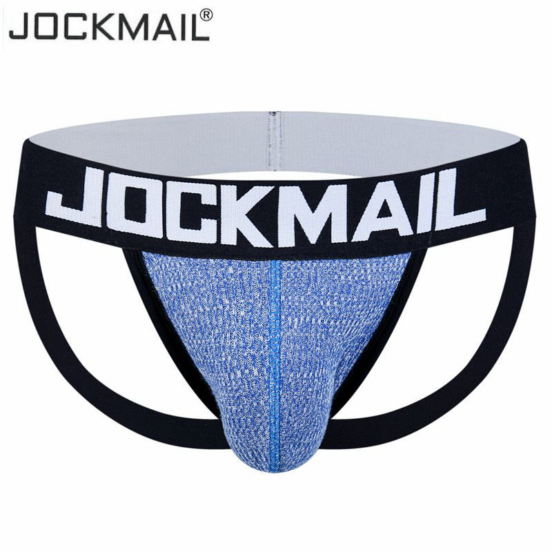 男士内裤男丁字裤纯棉修身性感低腰u凸提臀运动双丁裤t裤镂空白色