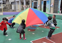 Sensory training equipment Rainbow umbrella sensory integration teaching aids parent-child Garden early education aids sensory equipment rally game