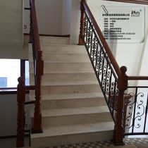 European-style new wrought iron stair handrail Corridor railing column General column Balcony Attic guardrail window safety fence
