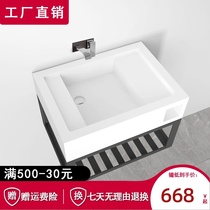 Small countertops one basin small apartment artificial stone table wash basin home balcony hanging wall face wash basin