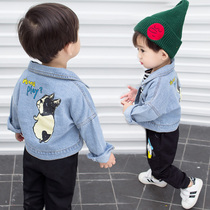 Boy jacket Spring and autumn money 2019 new children Ocean gas denim jacket Han version Baby Child boomer clothes baby