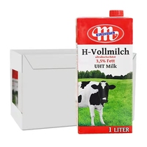 Mcviburg Full Fat Milk Large M Pure Milk 1L* 12 Box Full Box Coffee Beat Milk Bubble Baking Catering Drink