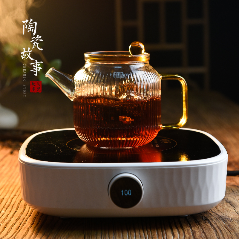 Ceramic story glass teapot high - temperature thickening teapot household teapot tea set tea separation