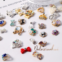 Net red new nail jewelry bow water drop petal crown LOVE star nail patch wild 465