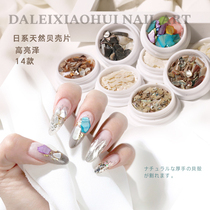 Meryl shells Balfish fillet Ornament Irregular Japan Style Shells Big Debris Net Reddits nails Nail Patch Decorations